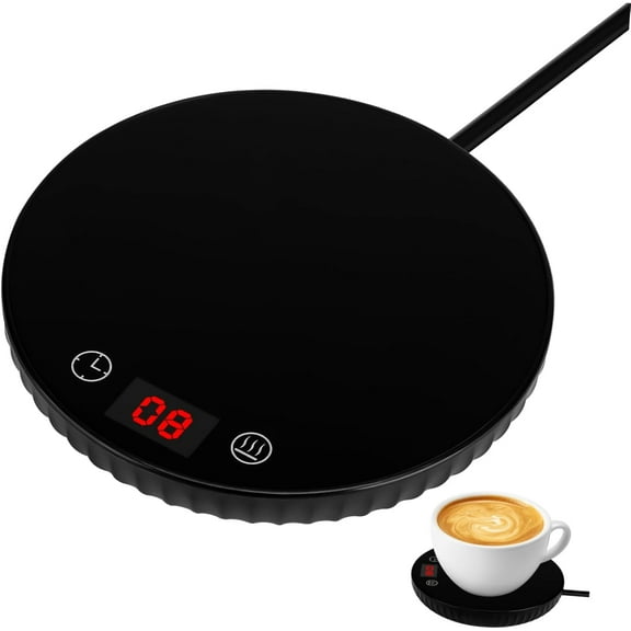 Mug Warmer,Electric Cup Warmer for Desk Office Home Use,Mug Warmer with 2 Settings,8-Hours Auto Shut Off,Warmer Heating Plate,Electric Beverage Warmer for Cocoa,Tea,Milk (No Cup)