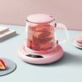 thumbnail image 1 of Mug Warmer, Heated Coasters for Coffee, Coffee Warmer & Cup Warmer for Desk with 3 Temperature Settings, Hot Coffee Mug Warmer with 8h Auto Shut Off, 1 of 6
