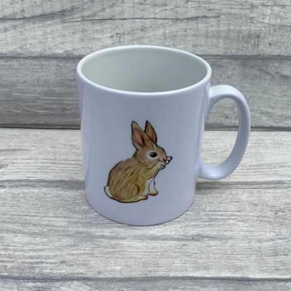 Mug, rabbit mug, rabbit, bunny, Easter gift, ceramic mug, kitchenware, coffee mug, funny mug, kitchen, drinkware, rabbit gif, cup, gift.