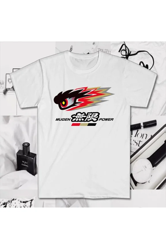 Mugen Power Japan Tuner Racing Men's White Size S to 5XL