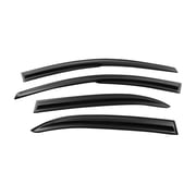 Mugen Style Window Visor Vent Rain Deflector Guard - 4 Piece Set Acrylic Smoke/Tinted Tape-On External