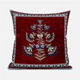 thumbnail image 1 of Mughal Buta Indoor/Outdoor Pillow in Red 26x26, 1 of 5