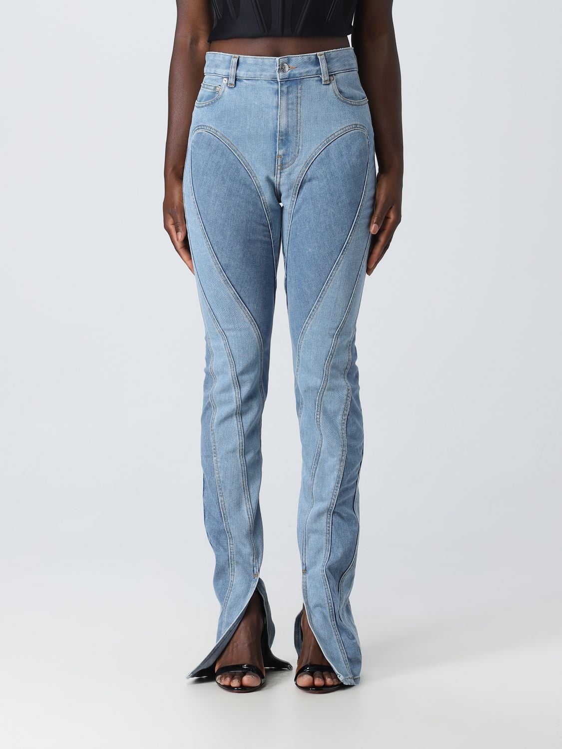 Mugler Jeans Woman Denim Woman - Walmart.com