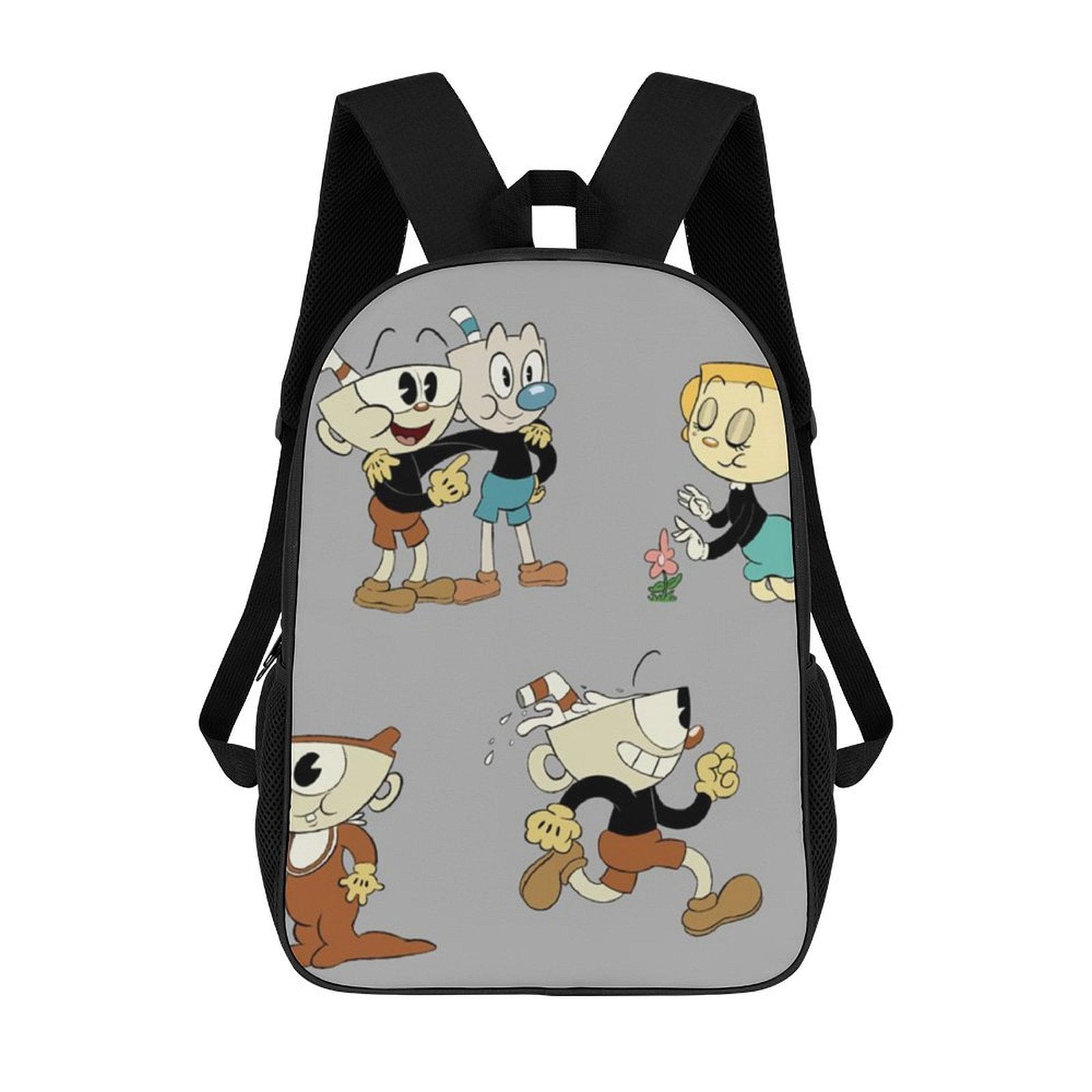Mugman Cuphead Ms. Chalice School Bag Laptop Backpack Casual Shoulders ...