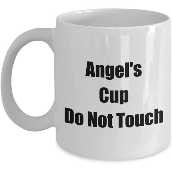 Mugs for Women Angel's Cup Do Not Touch Her Own 11oz Coffee Tea Drink Mug Just For Females