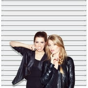 Mugshot Photo Booth Backdrop Banner - 6x6ft, Wide Enough for Everyone, Accurate Measurements for Bachelorette Party, Girls Night Out, Height Charts