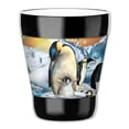 thumbnail image 1 of Mugzie 12-Ounce "Low Ball" Tumbler Drink Cup with Removable Insulated Wetsuit Cover - Penguin Chicks, 1 of 4