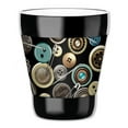 thumbnail image 1 of Mugzie 12-Ounce "Low Ball" Tumbler Drink Cup with Removable Insulated Wetsuit Cover - Safety Pins, 1 of 4