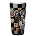 thumbnail image 1 of Mugzie 16-Ounce Tumbler Drink Cup with Removable Insulated Wetsuit Cover - Safety Pins, 1 of 4