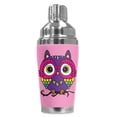 thumbnail image 1 of Mugzie brand 16-Ounce Cocktail Shaker with Insulated Wetsuit Cover - Pink Owl, 1 of 4