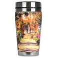 thumbnail image 1 of Mugzie brand 16-Ounce Stainless Steel Travel Mug with Insulated Wetsuit Cover - Monet: II Viale del Giandino, 1 of 5