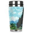 thumbnail image 1 of Mugzie brand 16-Ounce Stainless Steel Travel Mug with Insulated Wetsuit Cover - Van Gogh: Yellow Wheat, 1 of 5