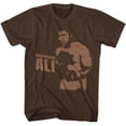 thumbnail image 1 of Muhammad Ali 1 Color Dark Chocolate T-Shirt, 1 of 2