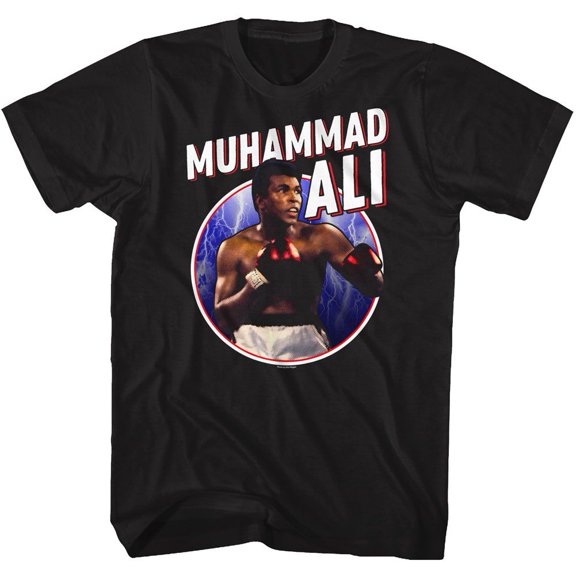 Muhammad Ali 1157 D35 Black Adult T-Shirt 4Xlt