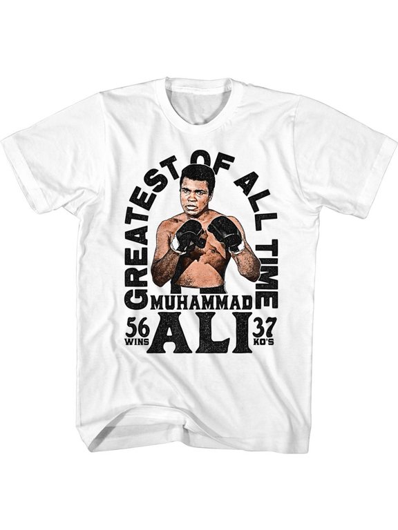 Muhammad Ali 56 Win 37 KO White T-Shirt