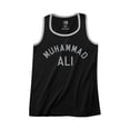 thumbnail image 1 of Muhammad Ali 60s Goat Greatest Boxer Of All Time Adult Ringer Tank Top Tee, 1 of 2