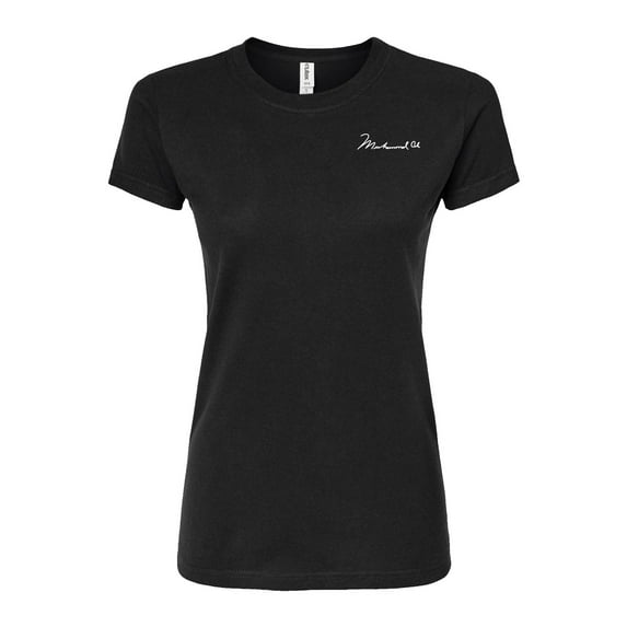 Muhammad Ali - Ali Greatest Of All Time- Juniors Fitted Short Sleeve Graphic T-Shirt