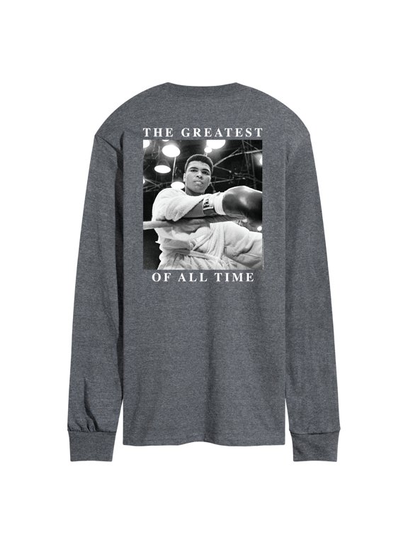 - Ali Greatest Of All Time- Men's Long Sleeve Graphic T-Shirt Men's Long Sleeve Graphic T-Shirt