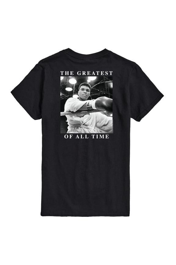 - Ali Greatest Of All Time- Men's Short Sleeve Graphic T-Shirt