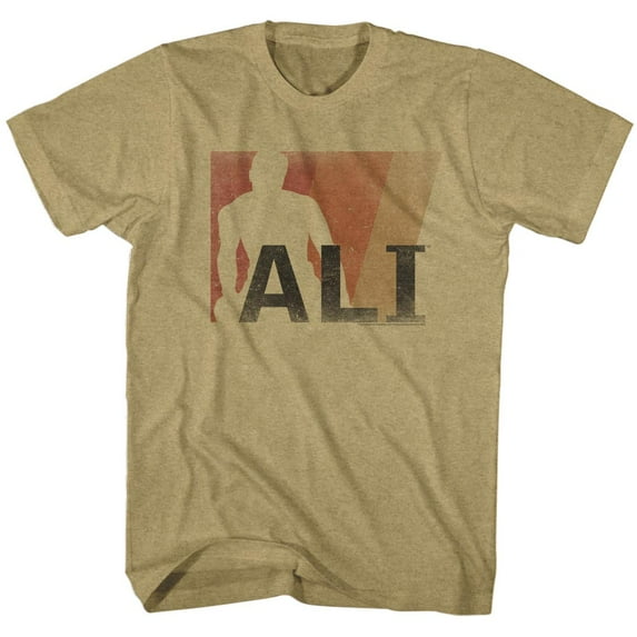 Muhammad Ali Ali Khaki Heather Adult T-Shirt
