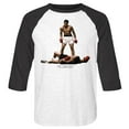 thumbnail image 1 of Muhammad Ali Ali Over Liston Adult Raglan Baseball T-Shirt, 1 of 2