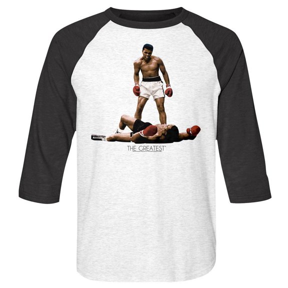 Muhammad Ali Ali Over Liston Adult Raglan Baseball T-Shirt