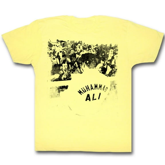 Muhammad Ali Ali Ringside Yellow Heather Adult T-Shirt