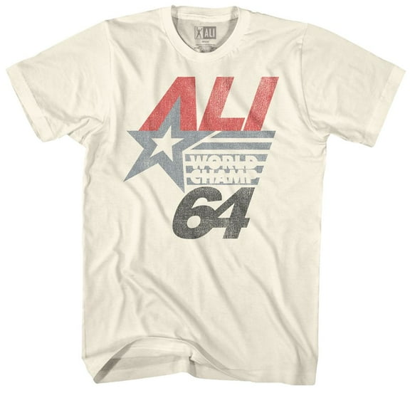 Muhammad Ali Ali64 Natural Adult T-Shirt