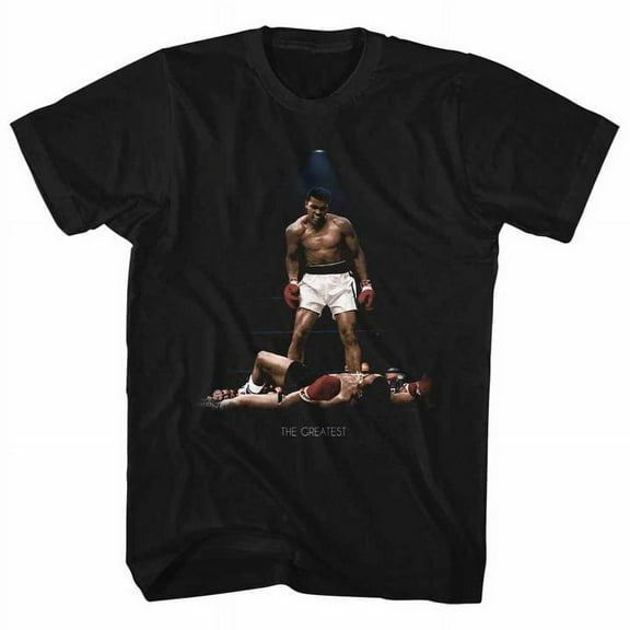 Muhammad Ali All Over Again Black Adult T-Shirt 4Xl