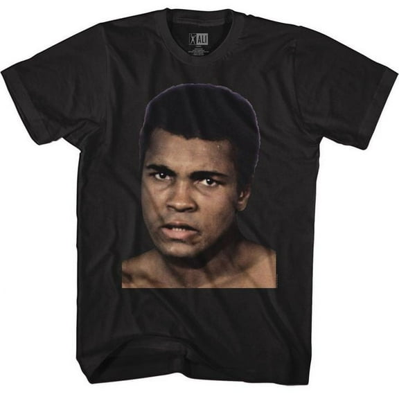 Muhammad Ali Big Face Black Adult T-Shirt 6Xl