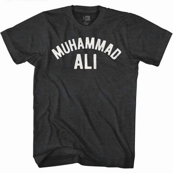 Muhammad Ali Black Heather Adult T-Shirt 5Xl