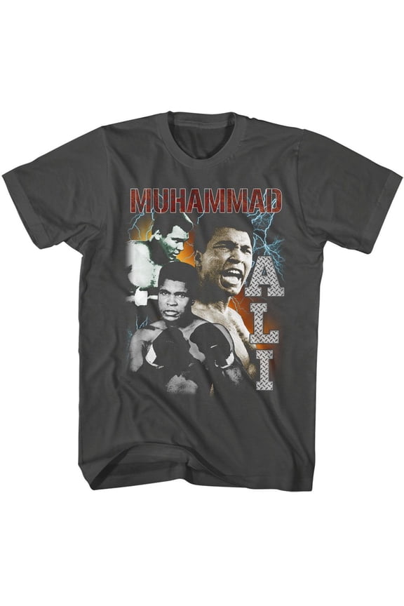 Muhammad Ali Bootleg Smoke Adult S/S Tshirt M