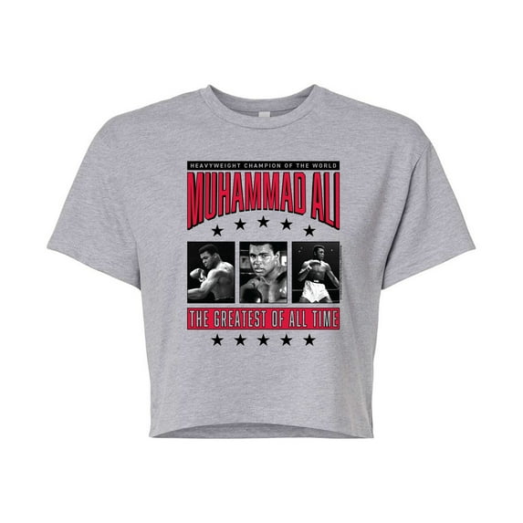 Muhammad Ali - Boxing - Juniors Cropped Short Sleeve Graphic T-Shirt
