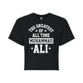 thumbnail image 1 of Muhammad Ali - Boxing Legend - All Time Greatest Star - Juniors Cropped Cotton Blend T-Shirt, 1 of 5