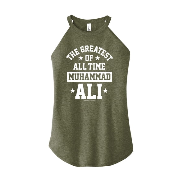 Muhammad Ali - Boxing Legend - All Time Greatest Star - Juniors High Neck Tank Top