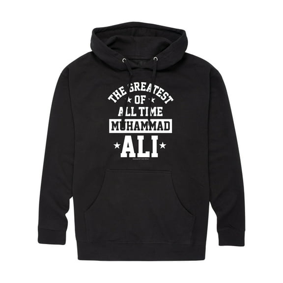 Muhammad Ali - Boxing Legend - All Time Greatest Star - Men's Pullover Hooded Fleece Sweatshirt