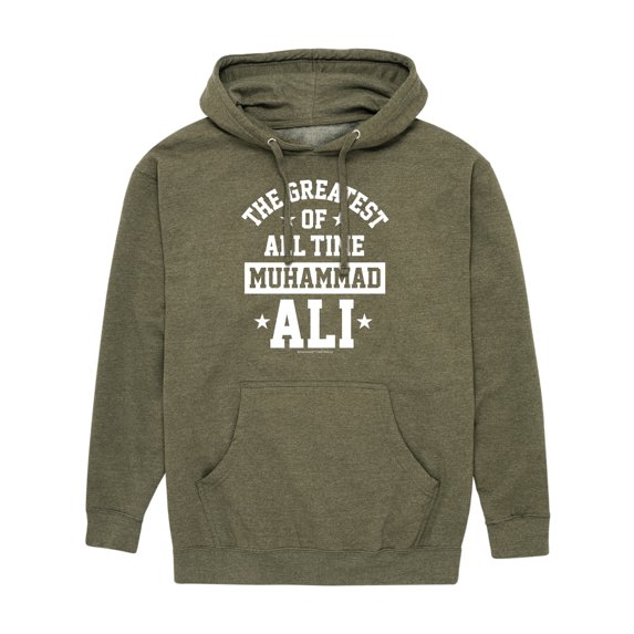 Muhammad Ali - Boxing Legend - All Time Greatest Star - Men's Pullover Hooded Fleece Sweatshirt