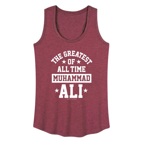 Muhammad Ali - Boxing Legend - All Time Greatest Star - Women's Racerback Tank Top