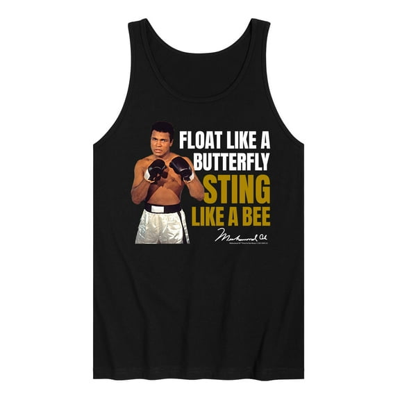 Muhammad Ali - Boxing Legend - Butterflies Float, Bees Sting - Men's Jersey Tank Top