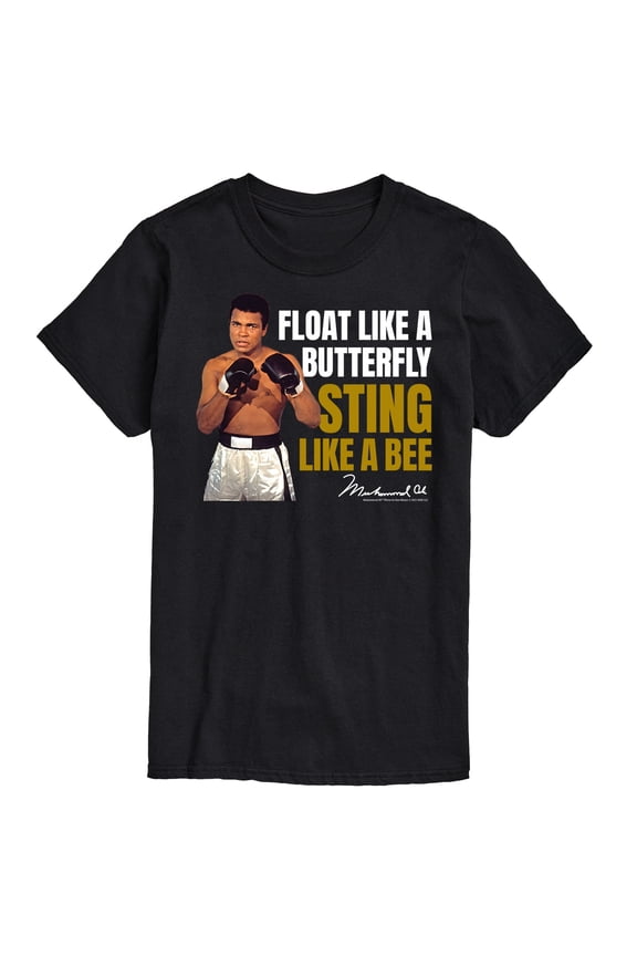 - Boxing Legend - Butterflies Float, Bees Sting - Men's Short Sleeve Graphic T-Shirt