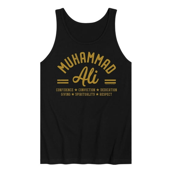 Muhammad Ali - Boxing Legend - Confidence, Conviction, Dedication... - Men's Jersey Tank Top
