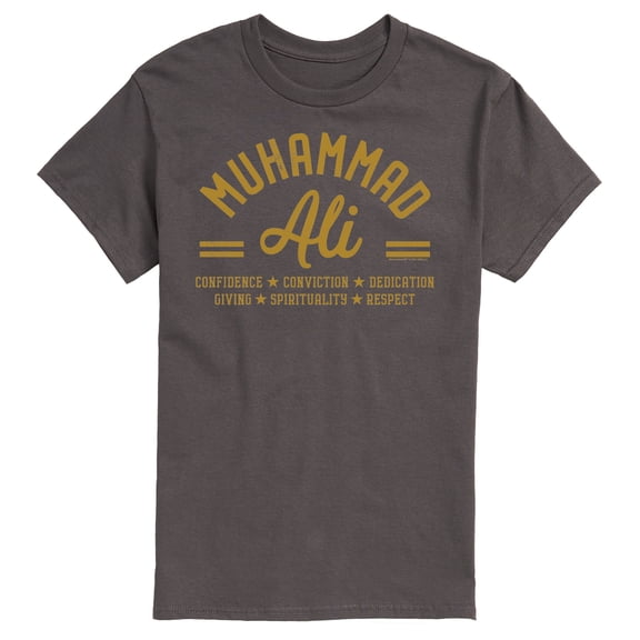 Muhammad Ali - Boxing Legend - Confidence, Conviction, Dedication... - Men's Short Sleeve Graphic T-Shirt