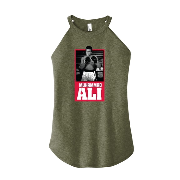Muhammad Ali - Boxing Legend - Float Like a Butterfly - Juniors High Neck Tank Top