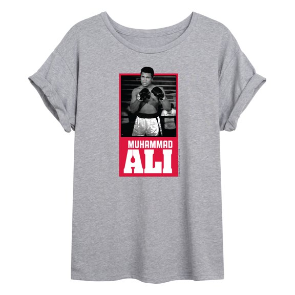 Muhammad Ali - Boxing Legend - Float Like a Butterfly - Juniors Ideal Flowy Muscle T-Shirt