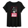 thumbnail image 1 of Muhammad Ali - Boxing Legend - Float Like a Butterfly - Women's Oversized T-Shirt, 1 of 5