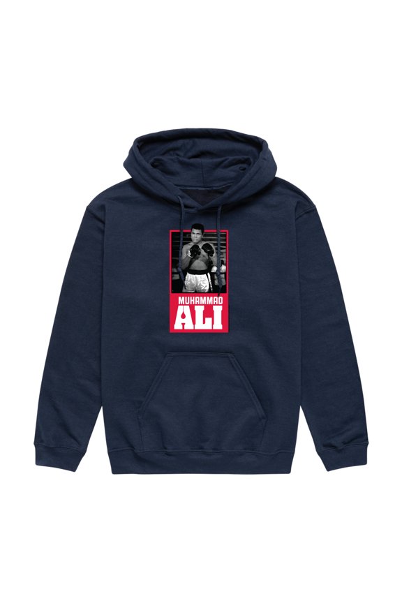- Boxing Legend - Float Like a Butterfly - Men's Pullover Hooded Fleece Sweatshirt