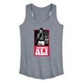 thumbnail image 1 of Muhammad Ali - Boxing Legend - Float Like a Butterfly - Women's Racerback Tank Top, 1 of 4