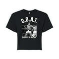 thumbnail image 1 of Muhammad Ali - Boxing Legend - G.O.A.T - Juniors Cropped Cotton Blend T-Shirt, 1 of 5