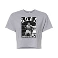 thumbnail image 1 of Muhammad Ali - Boxing Legend - G.O.A.T - Juniors Cropped Cotton Blend T-Shirt, 1 of 5