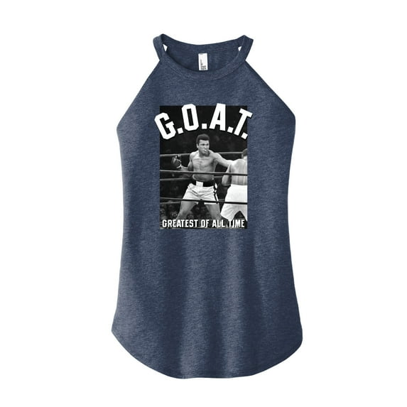 Muhammad Ali - Boxing Legend - G.O.A.T - Juniors High Neck Tank Top